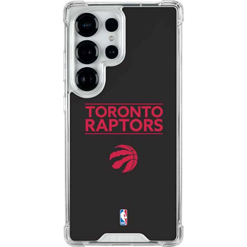 NBA Toronto Raptors Standard - Black Galaxy S25 Ultra Clear Case