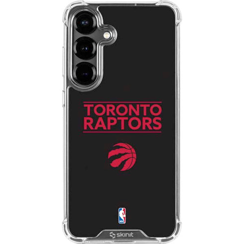 NBA Toronto Raptors Standard - Black Galaxy S26 Plus Clear Case