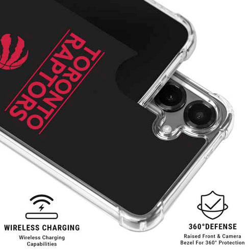 NBA Toronto Raptors Standard - Black Galaxy S26 Plus Clear Case