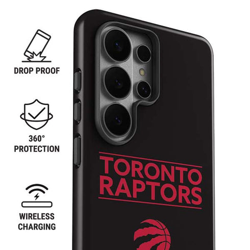 NBA Toronto Raptors Standard - Black Galaxy S26 Ultra Impact Case