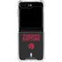 NBA Toronto Raptors Standard - Black Galaxy Z Flip6 Clear Case