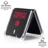 NBA Toronto Raptors Standard - Black Galaxy Z Flip6 Clear Case
