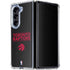 NBA Toronto Raptors Standard - Black Galaxy Z Fold5 5G Clear Case