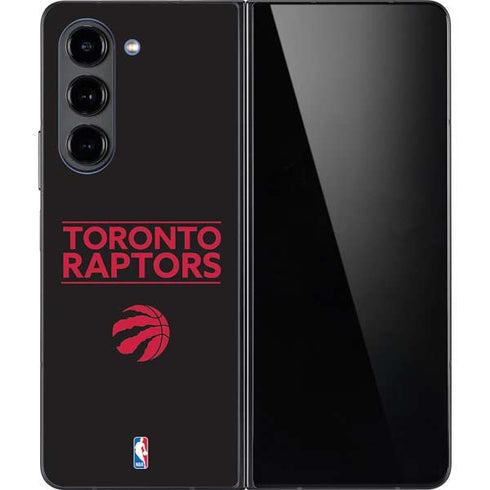 NBA Toronto Raptors Standard - Black Galaxy Z Fold5 5G Skin
