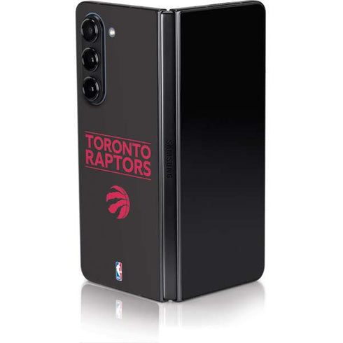 NBA Toronto Raptors Standard - Black Galaxy Z Fold5 5G Skin