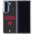 NBA Toronto Raptors Standard - Black Galaxy Z Fold6 Clear Case