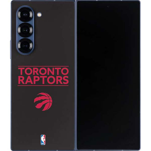 NBA Toronto Raptors Standard - Black Galaxy Z Fold6 Skin