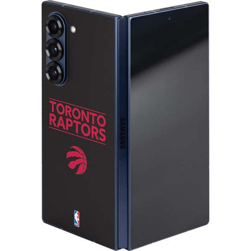 NBA Toronto Raptors Standard - Black Galaxy Z Fold6 Skin