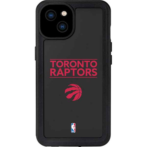 NBA Toronto Raptors Standard - Black iPhone 15 Plus Waterproof Case