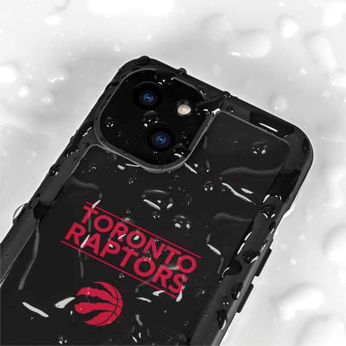 NBA Toronto Raptors Standard - Black iPhone 15 Plus Waterproof Case