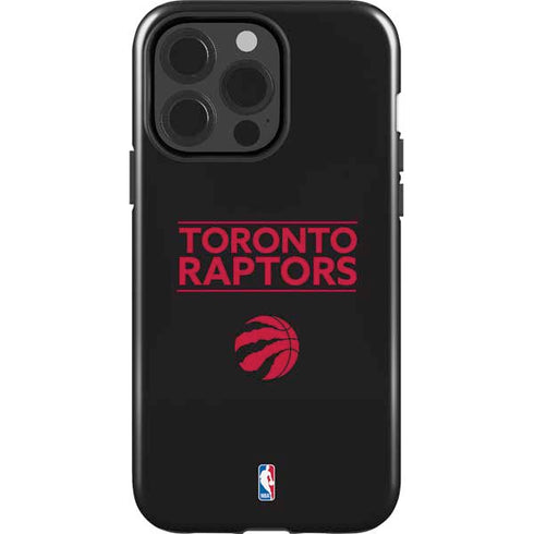NBA Toronto Raptors Standard - Black iPhone 15 Pro Impact Case