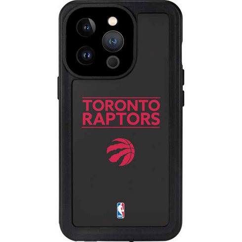 NBA Toronto Raptors Standard - Black iPhone 15 Pro Waterproof Case