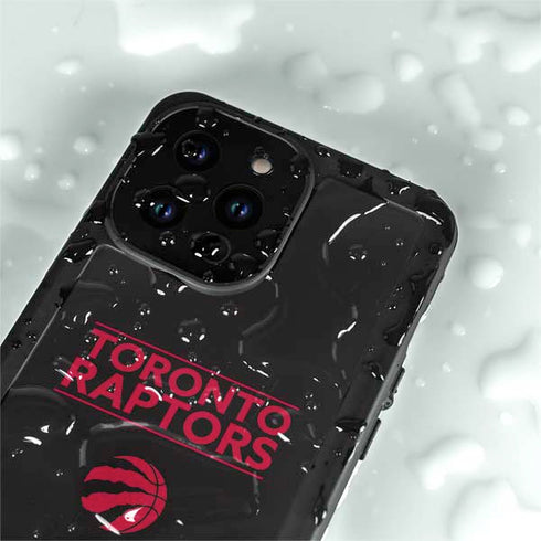 NBA Toronto Raptors Standard - Black iPhone 15 Pro Waterproof Case