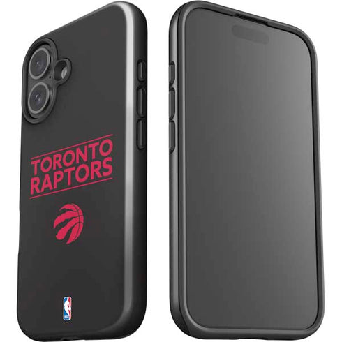 NBA Toronto Raptors Standard - Black iPhone 16 Impact Case