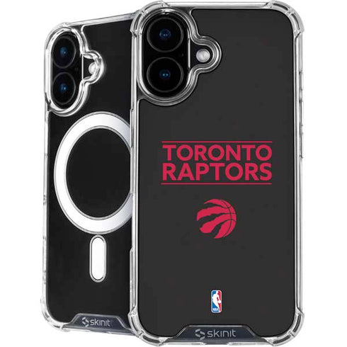 NBA Toronto Raptors Standard - Black iPhone 16 MagSafe Case