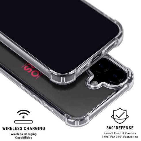 NBA Toronto Raptors Standard - Black iPhone 16 Plus Clear Case