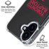 NBA Toronto Raptors Standard - Black iPhone 16 Plus Clear Case