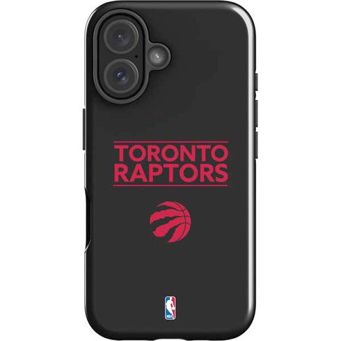 NBA Toronto Raptors Standard - Black iPhone 16 Plus Impact Case