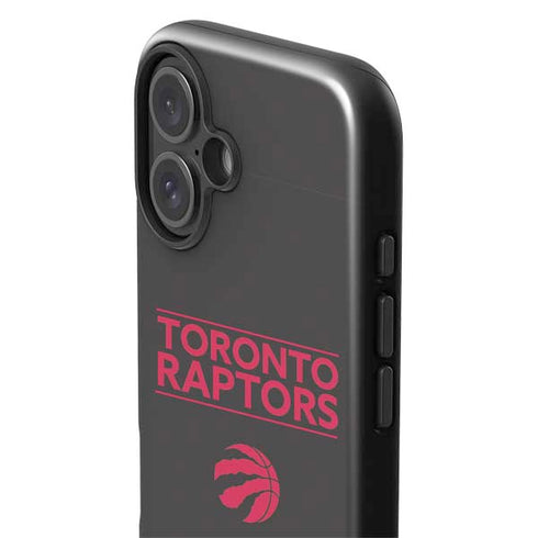 NBA Toronto Raptors Standard - Black iPhone 16 Plus Impact Case