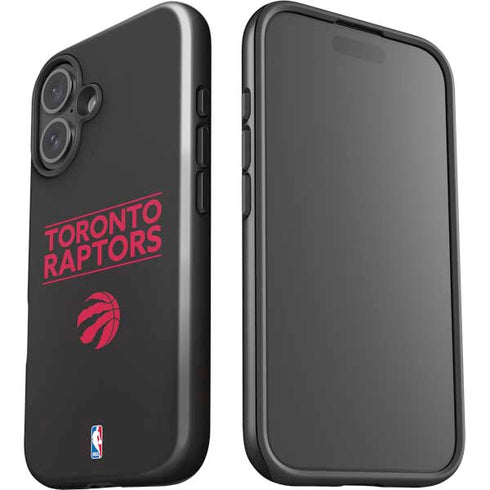 NBA Toronto Raptors Standard - Black iPhone 16 Plus Impact Case