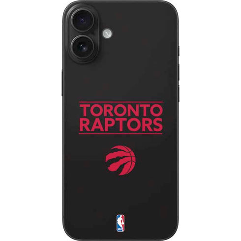 NBA Toronto Raptors Standard - Black iPhone 16 Plus Skin