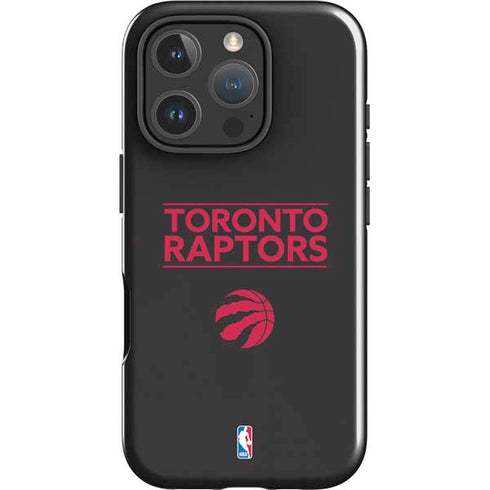 NBA Toronto Raptors Standard - Black iPhone 16 Pro Impact Case