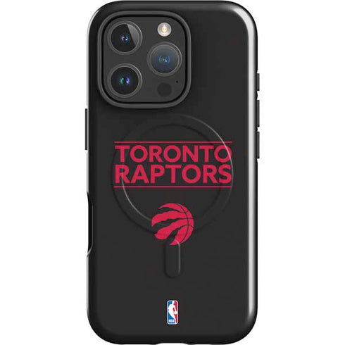 NBA Toronto Raptors Standard - Black iPhone 16 Pro Magsafe Impact Case