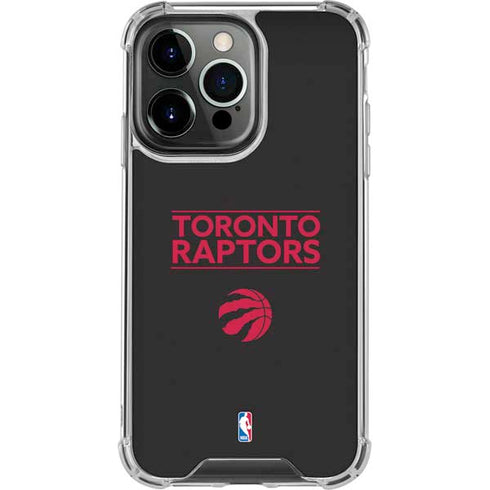 NBA Toronto Raptors Standard - Black iPhone 16 Pro Max Clear Case