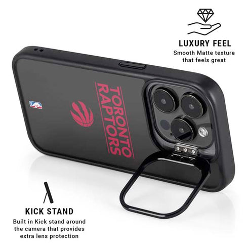 NBA Toronto Raptors Standard - Black iPhone 16 Pro Max Kickstand Case