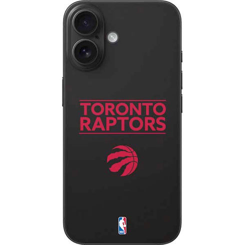 NBA Toronto Raptors Standard - Black iPhone 16 Skin