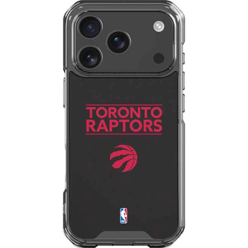 NBA Toronto Raptors Standard - Black iPhone 18 Pro Clear Case