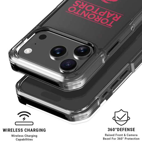 NBA Toronto Raptors Standard - Black iPhone 18 Pro Clear Case