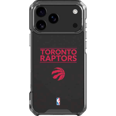 NBA Toronto Raptors Standard - Black iPhone 18 Pro Max Clear Case