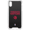 NBA Toronto Raptors Standard - Black iPhone XS Clear Case