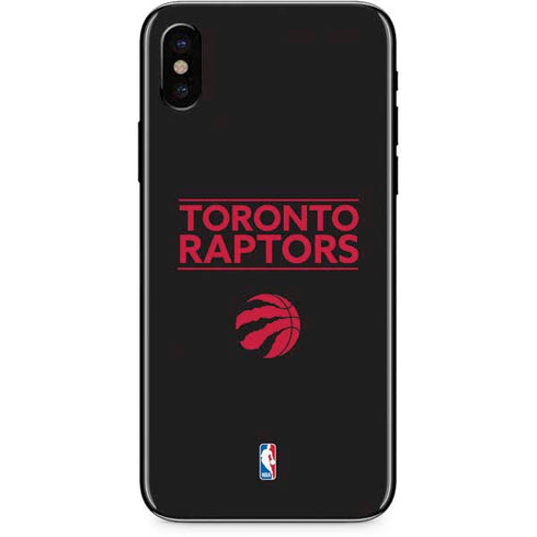 NBA Toronto Raptors Standard - Black iPhone XS Max Skin
