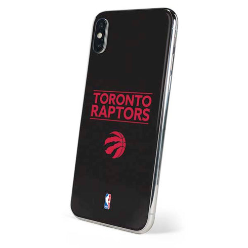 NBA Toronto Raptors Standard - Black iPhone XS Max Skin