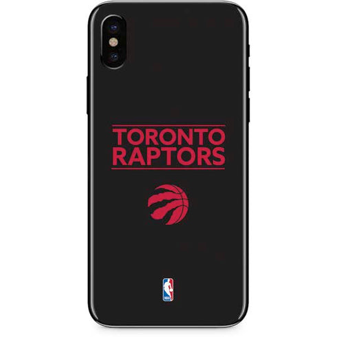 NBA Toronto Raptors Standard - Black iPhone XS Skin