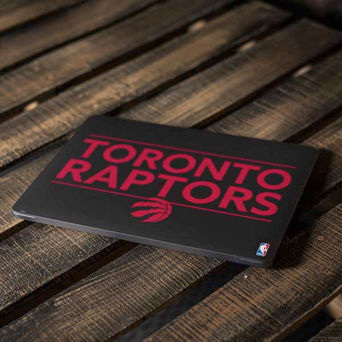 NBA Toronto Raptors Standard - Black Apple MacBook Air Skin