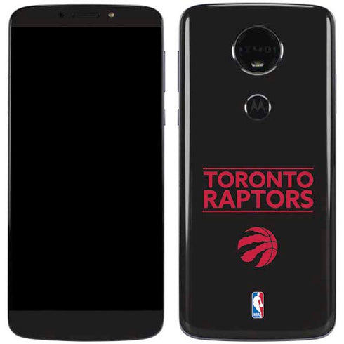 NBA Toronto Raptors Standard - Black Moto E5 Plus Skin
