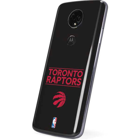 NBA Toronto Raptors Standard - Black Moto E5 Plus Skin