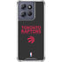 NBA Toronto Raptors Standard - Black Moto G 5G (2025) Clear Case