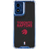 NBA Toronto Raptors Standard - Black Moto G 5G (2024) Clear Case