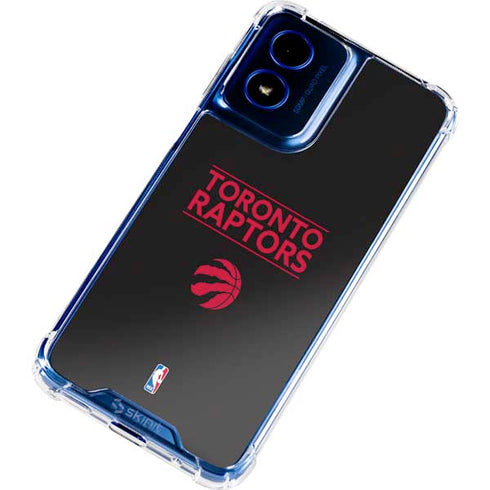 NBA Toronto Raptors Standard - Black Moto G 5G (2024) Clear Case