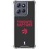 NBA Toronto Raptors Standard - Black Moto G Stylus 5G (2025) Clear Case