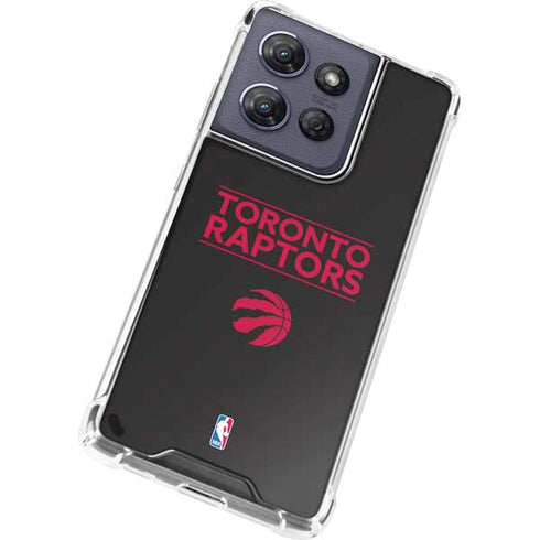 NBA Toronto Raptors Standard - Black Moto G Stylus 5G (2025) Clear Case
