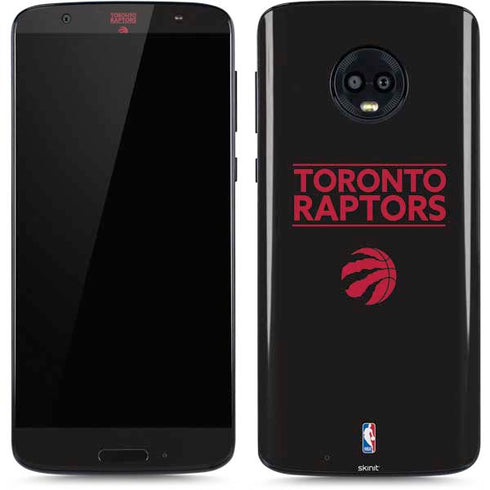 NBA Toronto Raptors Standard - Black Moto G6 Skin