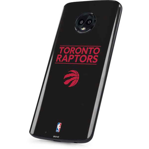 NBA Toronto Raptors Standard - Black Moto G6 Skin
