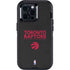 NBA Toronto Raptors Standard - Black Otterbox Defender iPhone Skin