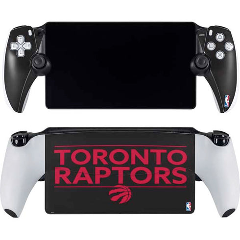 NBA Toronto Raptors Standard - Black PlayStation Portal Remote Player Skin