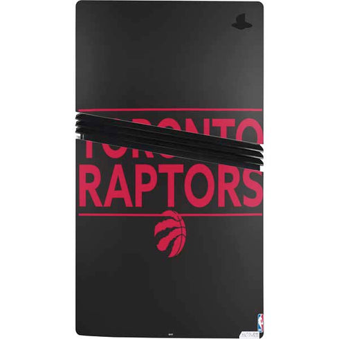 NBA Toronto Raptors Standard - Black PS5 Pro Console Skin